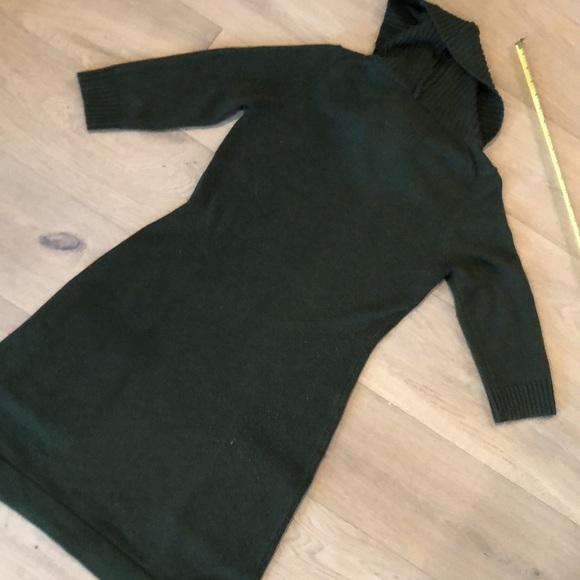 London Times Dark Green Sweater Dress - Picture 6 of 9